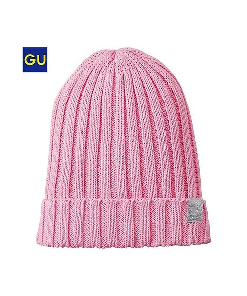GU(ジーユー)の「(GU)WOMENカラーニットキャップA(WOMEN ⁄ キャップ・ハット・イヤーマフ・グローブ・レディース・BLUE/GREEN/BLACK/LIGHT PURPLE/GRAY/PINK/PURPLE/RED・-)」の7枚目の写真