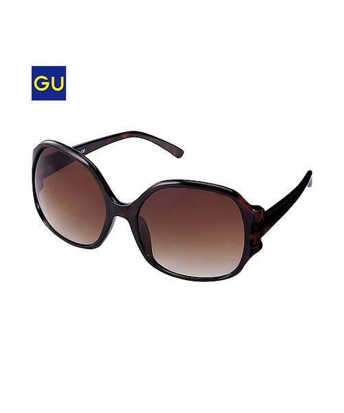 GU（ジーユー）の「（GU）ＷＯＭＥＮファッショングラスＥ１（WOMEN ⁄ ファッショングラス・レディース・BLACK/OFF WHITE/BROWN・-）」の3枚目の写真