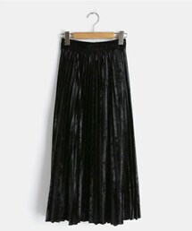 DHOLIC | ベロアプリーツスカート(スカート)