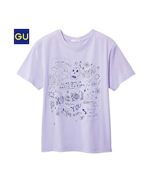 GU | （GU）グラフィックＴ（グラフィティ・半袖）Ａ７１(トップス)
