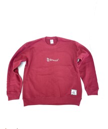 no brand（ノーブランド）の「Noweeeオリジナルトレーナー刺繍ロゴ【レッド】（Tシャツ/カットソー・キッズ）」