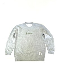 no brand（ノーブランド）の「Noweeeオリジナルトレーナー刺繍ロゴ【グレー】（Tシャツ/カットソー・キッズ）」