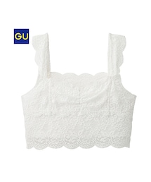 GU | （GU）レースビスチェ(トップス)