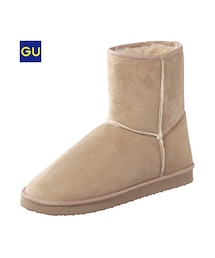 GU | （GU）ＷＯＭＥＮムートンタッチブーツ（無地）Ａ(シューズ)