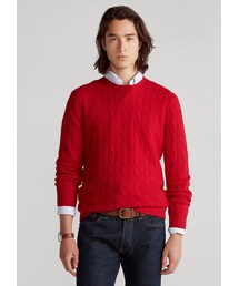 RALPH LAUREN | Cable-Knit Cashmere Sweater(ニット/セーター)