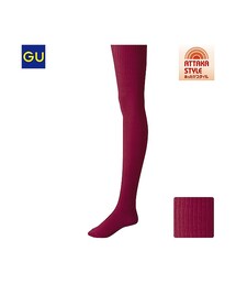 GU | （GU）あったかリブタイツ(レッグウェア)