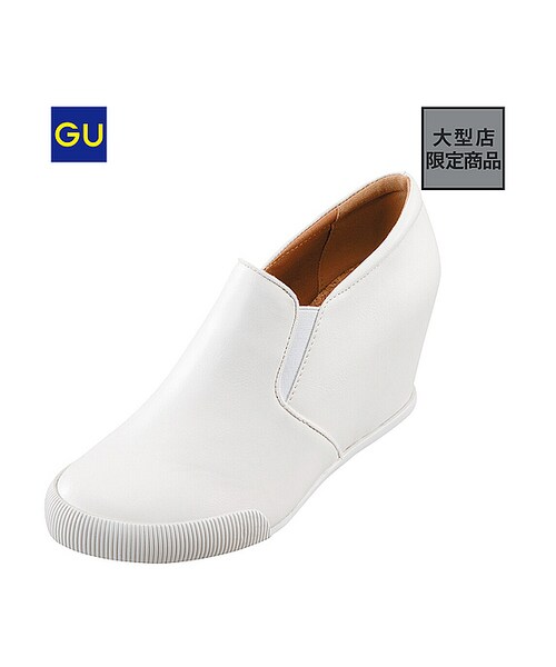 GU（ジーユー）の「（GU）ＷＯＭＥＮインヒールスリッポン（WOMEN ⁄ シューズ・レディース・BLUE/BLACK/OFF WHITE・L/S/M）」の2枚目の写真