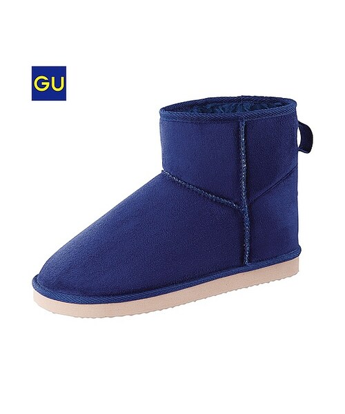 GU（ジーユー）の「（GU）ムートンタッチブーツ（WOMEN ⁄ シューズ・レディース・BLACK/BROWN/BLUE/GRAY/BEIGE/RED・XL/M/L/S）」の5枚目の写真