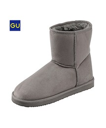 GU | （GU）ＷＯＭＥＮムートンタッチブーツ（無地）Ａ(シューズ)