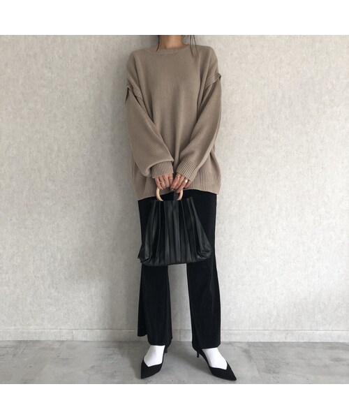 copine（コピン）の「美シルエット！プリーツパンツ(3color）【クリックポスト対象商品】（その他パンツ・レディース・その他）」の2枚目の写真