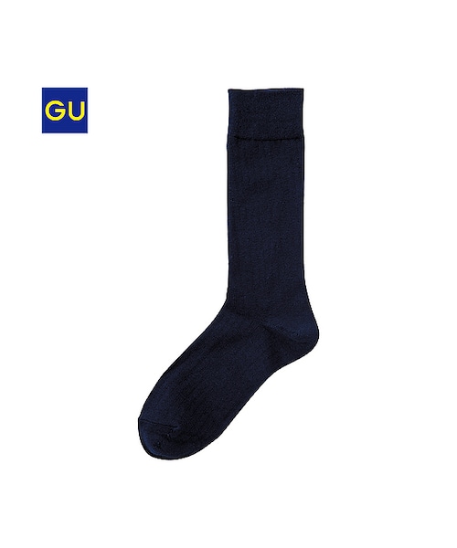 GU（ジーユー）の「（GU）ハイクルーソックス（WOMEN ⁄ ソックス・レディース・GRAY/BLACK/NAVY/OFF WHITE・-）」の4枚目の写真