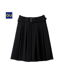 GU | （GU）ベルト付きフレアスカート(スカート)