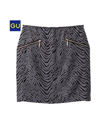 GU | （GU）タイトミニスカート（ゼブラ）(スカート)