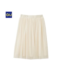 GU | （GU）チュールミドルスカート(スカート)