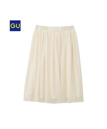 GU | （GU）チュールミドルスカート(スカート)