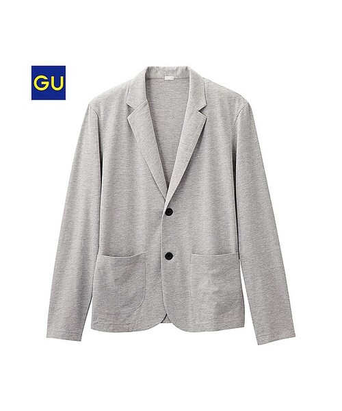 GU（ジーユー）の「（GU）ライトカットソージャケット（長袖）（MEN ⁄ アウター・メンズ・BLACK/DARK GRAY/GRAY/NAVY・XL/M/S/L）」の3枚目の写真