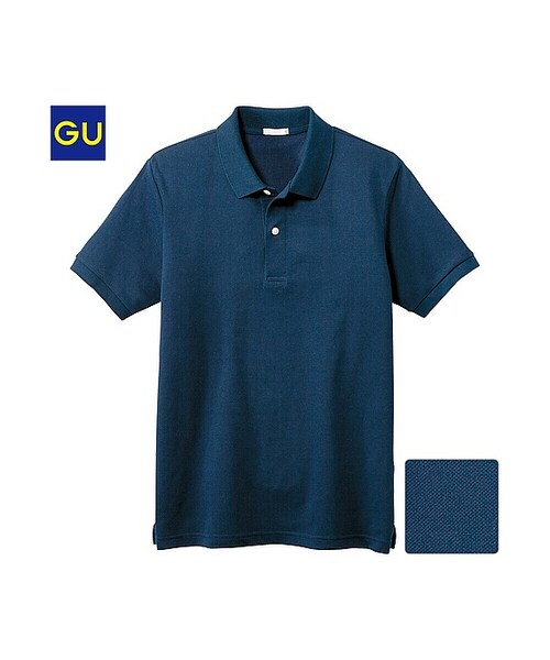 GU（ジーユー）の「（GU）ポロシャツ（半袖）Ａ（MEN ⁄ カットソー（Ｔ