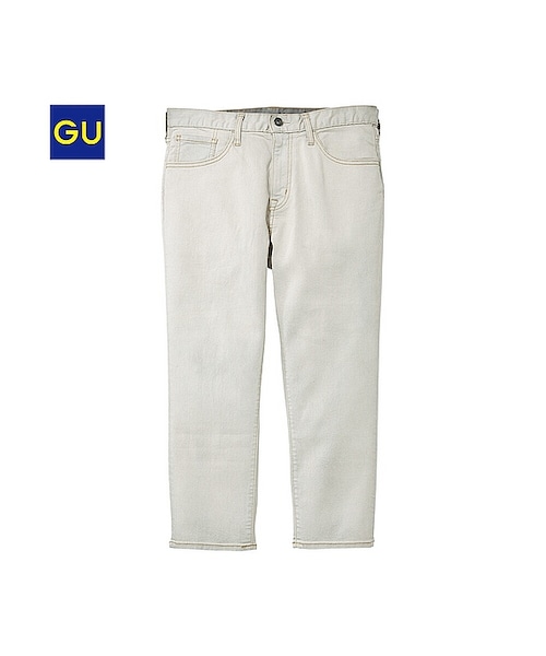 GU（ジーユー）の「（GU）ジャストフィットクロップドジーンズＡ（MEN ⁄ クロップドパンツ・メンズ・DARK GRAY/BLACK/LIGHT GRAY・S/L/M/XL）」の3枚目の写真