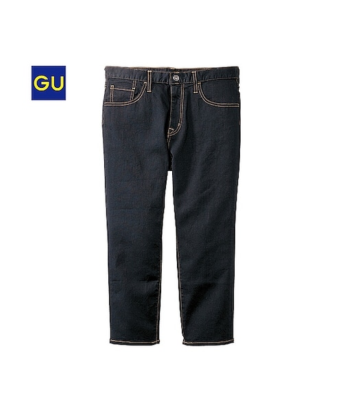 GU（ジーユー）の「（GU）ジャストフィットクロップドジーンズＡ（MEN ⁄ クロップドパンツ・メンズ・DARK GRAY/BLACK/LIGHT GRAY・S/L/M/XL）」の2枚目の写真
