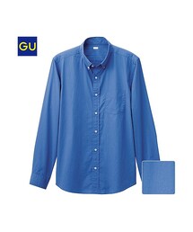 GU | （GU）ブロードシャツ（長袖）(トップス)