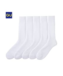 GU | （GU）無地ソックス（５足組）Ｃ(レッグウェア)