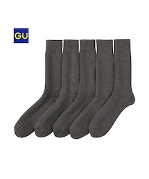 GU | （GU）無地ソックス（５足組）Ｃ(レッグウェア)