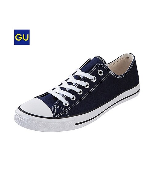 GU（ジーユー）の「（GU）キャンバスシューズＤ（MEN ⁄ ブーツ・シューズ・メンズ・RED/WHITE/NAVY/OLIVE/BLACK/88/GRAY・25.0cm/27.0cm/23.0cm/26.0cm/24.0cm/28.0cm）」の6枚目の写真