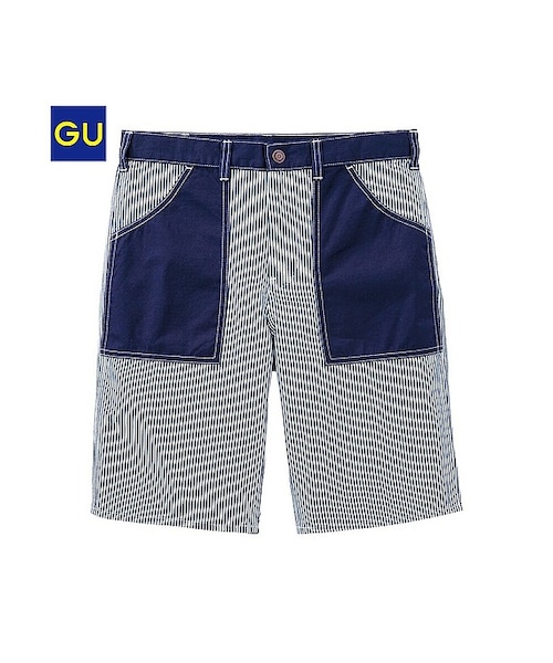 GU（ジーユー）の「（GU）ベイカーショーツ（MEN ⁄ ショートパンツ・ハーフパンツ・メンズ・BLUE/OLIVE・XL/L/M/S）」の3枚目の写真