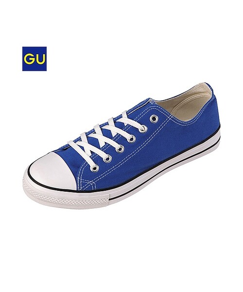 GU（ジーユー）の「（GU）キャンバスシューズＣ（MEN ⁄ ブーツ・シューズ・メンズ・ORANGE/GREEN/RED/BLACK/WHITE/BLUE/NAVY/88・23.0cm/22.0cm/28.0cm/24.0cm/25.0cm/26.0cm/27.0cm）」の5枚目の写真