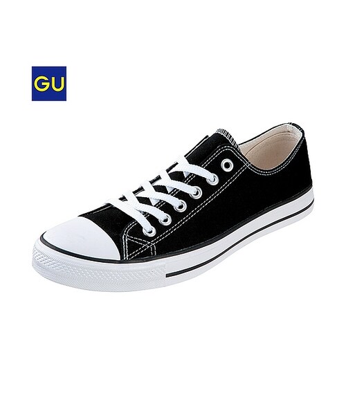 GU（ジーユー）の「（GU）キャンバスシューズＣ（MEN ⁄ ブーツ・シューズ・メンズ・ORANGE/GREEN/RED/BLACK/WHITE/BLUE/NAVY/88・23.0cm/22.0cm/28.0cm/24.0cm/25.0cm/26.0cm/27.0cm）」の3枚目の写真