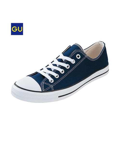 GU（ジーユー）の「（GU）キャンバスシューズＣ（MEN ⁄ ブーツ・シューズ・メンズ・ORANGE/GREEN/RED/BLACK/WHITE/BLUE/NAVY/88・23.0cm/22.0cm/28.0cm/24.0cm/25.0cm/26.0cm/27.0cm）」の6枚目の写真