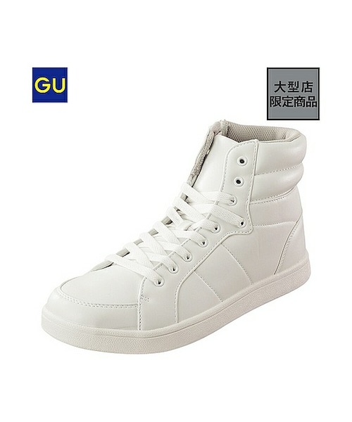 GU（ジーユー）の「（GU）ハイカットスニーカーA（MEN ⁄ ブーツ