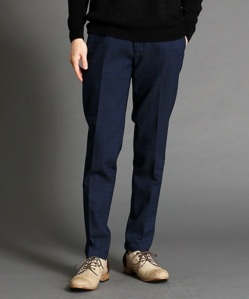 HIDEAWAYS NICOLE（ハイダウェイニコル）の「ハケメ柄イージーパンツ（スラックス・メンズ・グレー/ブラック/ブルー・46(M)）」の3枚目の写真