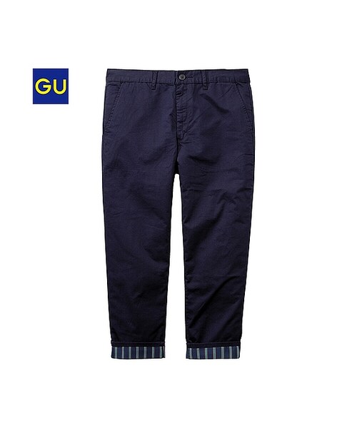 GU（ジーユー）の「（GU）カラーテーパードクロップドパンツ（MEN ⁄ クロップドパンツ・メンズ・GRAY/DARK GREEN/NAVY/BEIGE/BROWN・S/L/XL/M）」の5枚目の写真