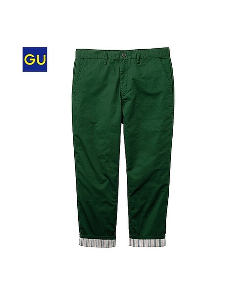 GU（ジーユー）の「（GU）カラーテーパードクロップドパンツ（MEN ⁄ クロップドパンツ・メンズ・GRAY/DARK GREEN/NAVY/BEIGE/BROWN・S/L/XL/M）」の4枚目の写真