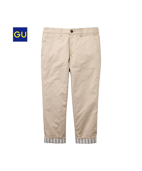 GU（ジーユー）の「（GU）カラーテーパードクロップドパンツ（MEN ⁄ クロップドパンツ・メンズ・GRAY/DARK GREEN/NAVY/BEIGE/BROWN・S/L/XL/M）」の3枚目の写真