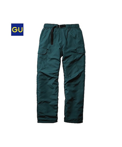 GU（ジーユー）の「（GU）裏フリースイージーカーゴパンツＡ（MEN ⁄ チノ・その他パンツ・メンズ・GRAY/WINE/DARK GREEN/NAVY/OLIVE/BEIGE/BLACK・XL/M/L/S）」の4枚目の写真