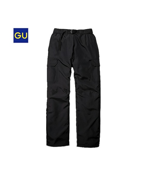 GU（ジーユー）の「（GU）裏フリースイージーカーゴパンツＡ（MEN ⁄ チノ・その他パンツ・メンズ・GRAY/WINE/DARK GREEN/NAVY/OLIVE/BEIGE/BLACK・XL/M/L/S）」の2枚目の写真