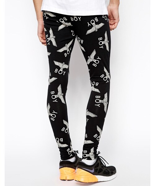 BOY LONDON★Boy wording repeat leggings - B01LG1415F BOY LONDON☆Boy wording repeat leggings - B01LG1415F