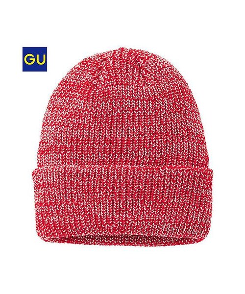 GU（ジーユー）の「（GU）ニットキャップＤ（MEN ⁄ キャップ・ハット・メンズ・GRAY/RED/BLACK/BLUE・-）」の4枚目の写真