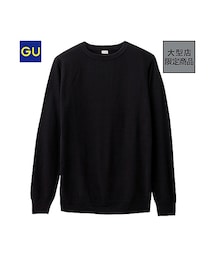 GU | （GU）クルーネックセーター（長袖）(トップス)