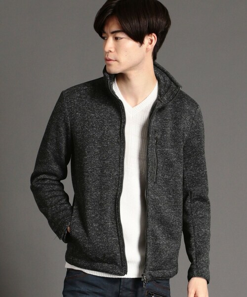 HIDEAWAYS NICOLE（ハイダウェイニコル）の「スタンドブルゾン（ブルゾン・メンズ・ホワイト/グレー/その他・46(M)）」の2枚目の写真