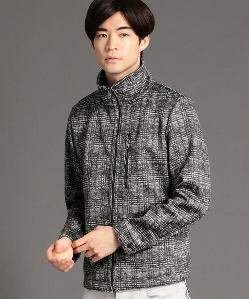 HIDEAWAYS NICOLE（ハイダウェイニコル）の「スタンドブルゾン（ブルゾン・メンズ・ホワイト/グレー/その他・46(M)）」の3枚目の写真