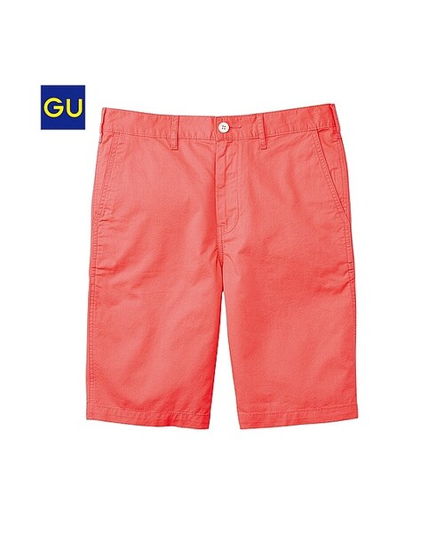 GU（ジーユー）の「（GU）チノショーツ（MEN ⁄ ハーフパンツ・メンズ・BLUE/OFF WHITE/GREEN/BEIGE/NAVY/BLACK/PINK/YELLOW・S/L/XL/M）」の8枚目の写真