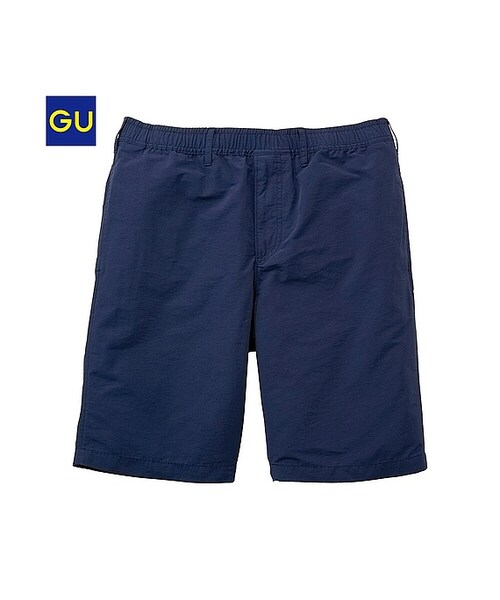 GU（ジーユー）の「（GU）サーフショーツ（MEN ⁄ ハーフパンツ・メンズ・BLACK/NAVY/BLUE/GREEN/ORANGE/GRAY・L/S/M/XL）」の4枚目の写真
