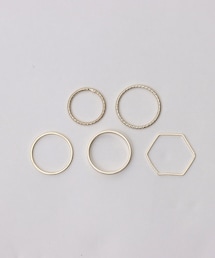 3coins | マルチリング５本セット(リング)