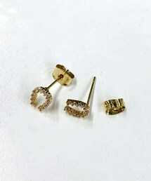 3coins | U字キュービックピアス(ピアス（両耳用）)