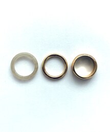 3coins | アクリルリング３本セット(リング)