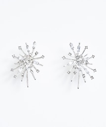 3coins | メタルストーンピアス(ピアス(両耳用))