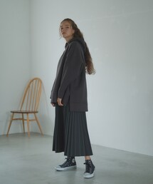 PUAL CE CIN（ピュアルセシン）の「【大好評につき追加・WEB限定】裾スリットパーカープルオーバー（Tシャツ/カットソー）」